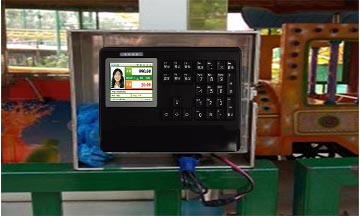 挂式消费机D6CN-成都某园区食堂刷卡消费